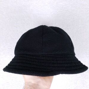 Orvis Women's Fleece Bucket Hat 6 3/4 Black Cozywear Outdoor Hiking Gorpcore